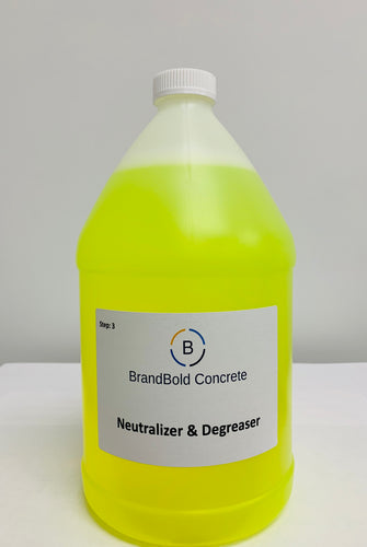 BrandBold Concrete Neutralizer & Degreaser - STEP 3
